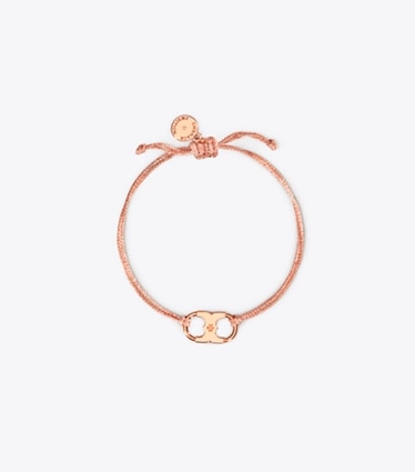 Tory Burch designer bracelets Embrace Ambition Bracelet in Rose Gold front
