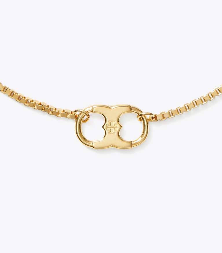 Tory Burch designer bracelets Embrace Ambition Chain Bracelet in Gold front