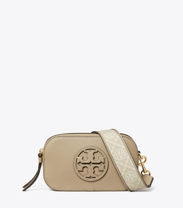 Tory Burch designer crossbody bags Mini Miller Crossbody Bag in Fresh Clay front