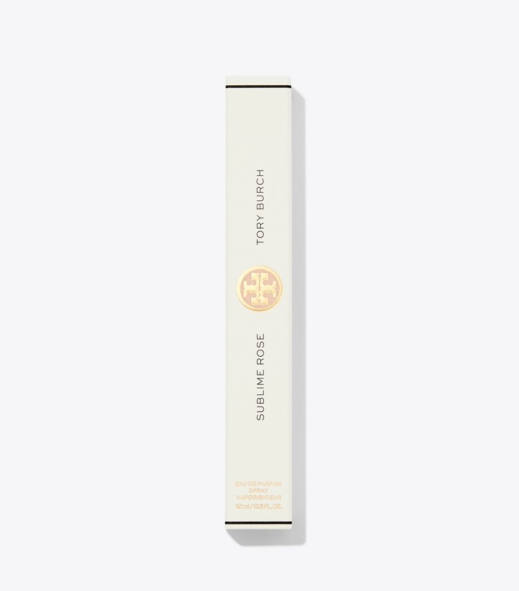 Tory Burch designer perfume Sublime Rose Eau de Parfum Travel Spray 10ml in SUBLIME ROSE  detail