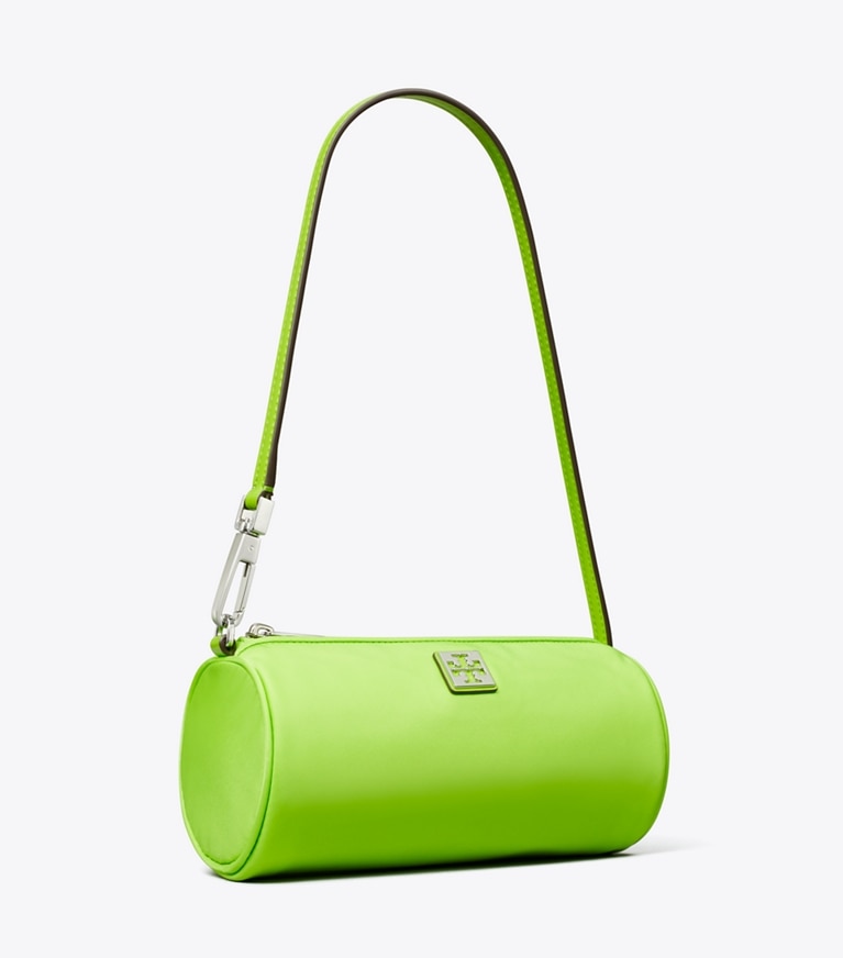 Tory Burch designer shoulder bags Virginia Cylinder Bag in Sugared Apple angle